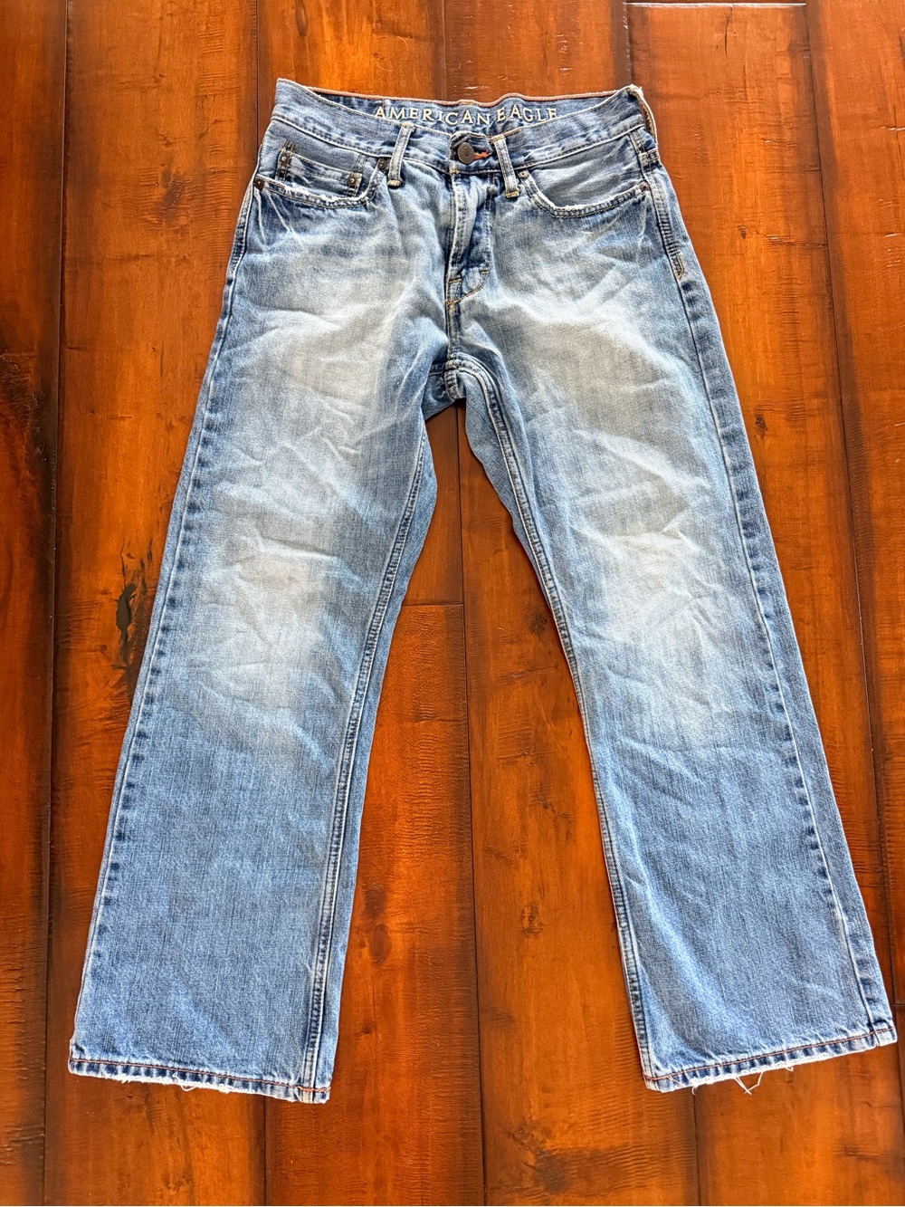 American Eagle Outfitters Light Wash Women's Bootcut Jeans Nicely Broken In